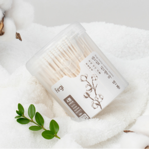 퍼기 신생아 아기 위생 면봉 개별포장 900개