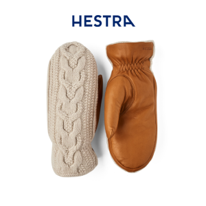 헤스트라 엘르 미트 코르크 오프화이트 6003891 020710- 여자 여성 겨울 장갑