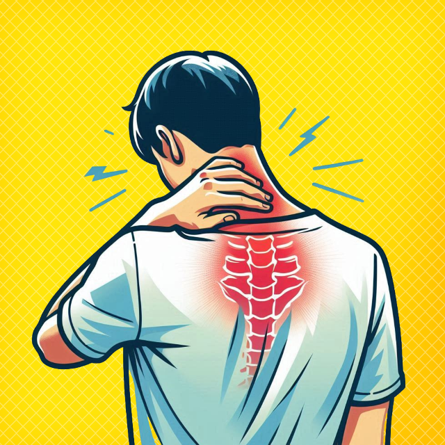 드디어 목 경추  통증