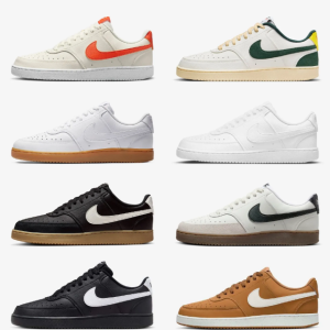 나이키 코트 비전 로우 남성 스니커즈 운동화 화이트 블랙