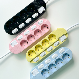 컬러멀티탭 국내 제작 안전 멀티탭