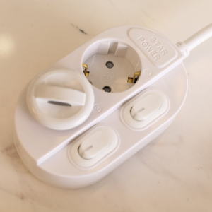 2구안전멀티탭 국내 제작 오성정밀 안전멀티탭