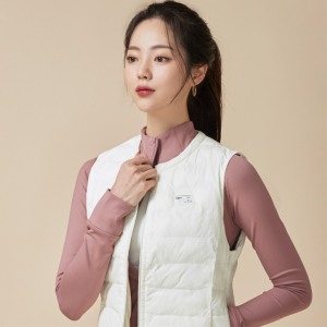 히트2웨어 스마트 발열조끼 원적외선 온열조끼 여성 아이보리 블랙 골프 낚시 캠핑 usb