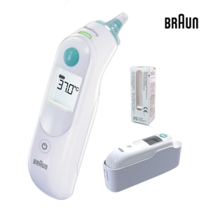 브라운 체온계 IRT-6030 필터캡 21개 포함 가정용아기고막