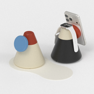 리큐엠 맥큐 2in1 Qi2 맥세이프 고속 무선충전 오브제 ACONE 애플워치버전