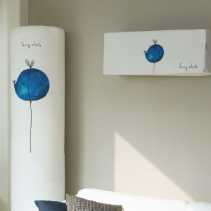 에어컨 커버 엘지 삼성 무풍 스탠드형 원형 소 상어고래 선풍기 카바 보관덮개