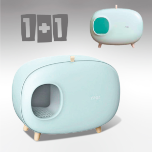 (1+1) 메이크슈어 고양이 화장실 대형 민트