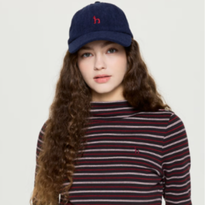 헤지스 여성 하프 터틀넥 스트라이프 티셔츠 HSTS5DP01W3