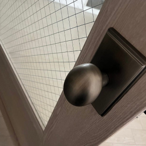 에그 방문손잡이 무광엔틱 문고리 에그손잡이 반려묘 고양이 문열림방지