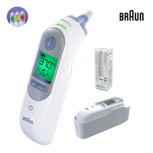 브라운 체온계 IRT-6525KO 필터캡 21개 포함 가정용아기고막