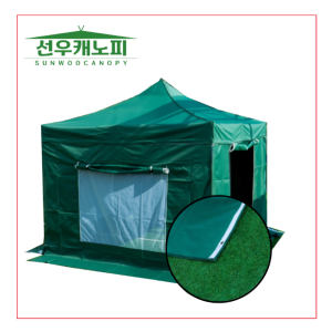 방수 방풍 방한 캠핑 조립식 그늘막 캐노피