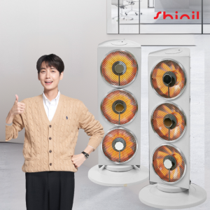 신일전자 전기히터 업소용히터 난로 대형 하이라이트 스토브 사무실 난방기 3구