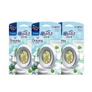 페브리즈 비치형 화장실용 다우니 클린코튼 6.3ml 본품 3개