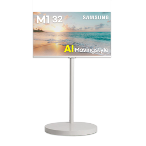 [익일도착가능] 2025 삼성 무빙스타일 32(80cm) M1 LS32FM1E3U-1WB 라이트스탠드 AI스마트모니터