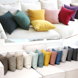 쇼파쿠션(솜포함) 컴포트 쿠션 40x40 북유럽 거실 쿠션커버