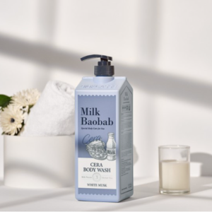 밀크바오밥 세라 바디워시 화이트머스크 1.2L 향좋은 약산성 대용량 바디클렌저