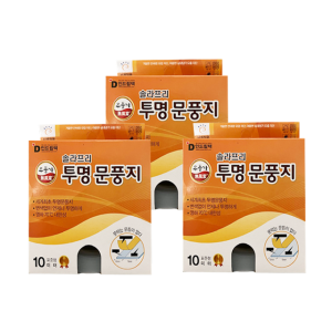 인드림텍 투명 문풍지 10M x 3개, 30M, 외풍차단 틈새 바람막이 창문 방음 방충