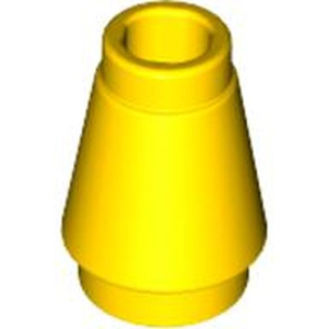 레고부품 노란색 Cone 1 x 1 4589b