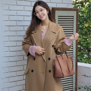 [아떼바네사브루노] 울캐시미어 혼방 코트