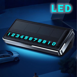 대용량 태양광 LED 자동차 주차번호판 알림판 전화번호판