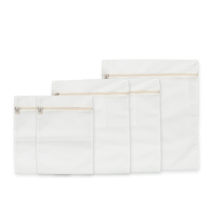 디아르 국내산 프리미엄 무형광 이중 세탁망 아기 유아 속옷 빨래망 사각s