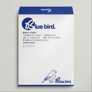 대봉투 부동산 회사 기업 병원 학원 서류 봉투 제작 인쇄 500매 모조지 디자인