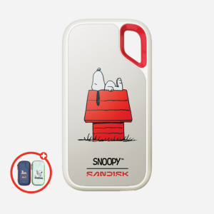 샌디스크 외장SSD 1TB 1테라 포터블 SSDE61 스누피 에디션 캐릭터 고성능 대용량