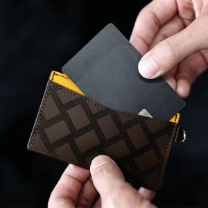 디테일링 우븐블럭 스마트 카드키 케이스 현대 제네시스 기아 전용 카드홀더