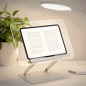 플랜룩스 독서대 클리스 아크릴 투명독서대 책 받침대 거치대