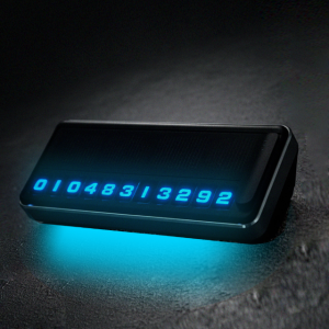 대용량 태양광 LED 자동차 주차번호판 알림판 전화번호판