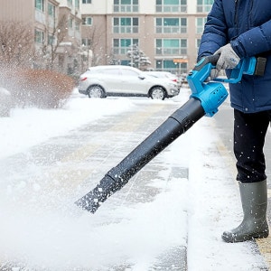 낙엽 송풍기 제설용 청소기 바람부는기계 충전용