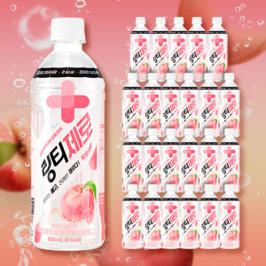 링티제로 복숭아맛 (500 mL x 24병)