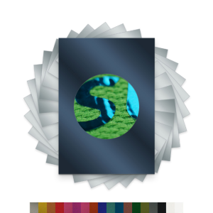 커팅용 열전사지 메탈릭 A4 20매 실버 외