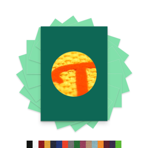 플록 열전사지 A4 커팅용 단일색상 20매