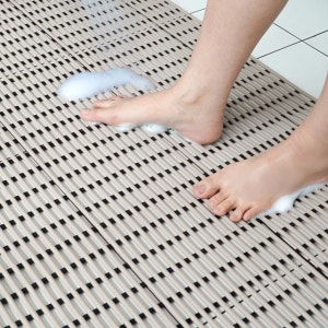 미리 미끄럼방지 화장실 욕실매트 60x50cm 회색 최대 6m