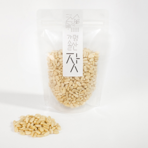 가평솔산 잣,국내산 햇잣,백잣 300g, 1개