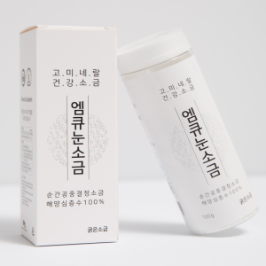 해양심층수로 만든 엠큐눈소금 굵은입자 100g 오씨아드 고 미네랄소금 저염