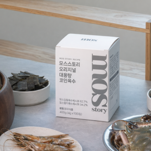 모스스토리 만능 멸치 코인 가루육수 대용량 400g 100정 대용량