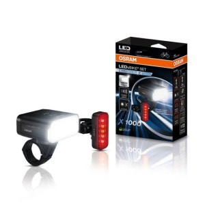 NEW 오스람 자전거 LED 라이트 1000루멘 전조등 후미등 세트 EXPLORER X
