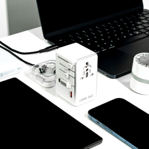 리브엘 여행용 멀티 어댑터 해외 여행 USB 멀티탭 100W 일본 호주 중국 유럽 미국