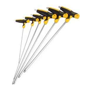 Stanley 1-Pcs 엑스트라 롱 알렌 키 유형 T 2mm 2.5mm 3mm 4mm 5mm 6mm 7mm 8mm T 바 육각 키 T 핸들 육각 키 긴 렌치