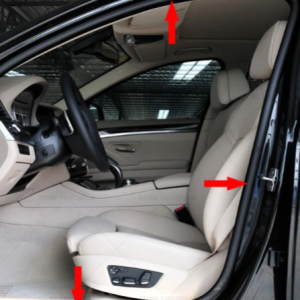 2010-2017 F10 BMW 528i 535d 535i 550i 하이브리드 5 M5 차체 고무 씰링 스트립 도어 방음 51727278503 51727278506