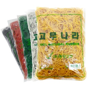 고무나라 1KG 고무줄 고무밴드 대용량 헤어끈