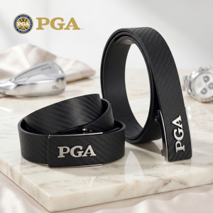 PGA 골프벨트  자동 소가죽 남성 정장벨트