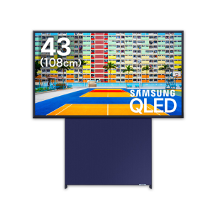 삼성 43 QLED 더 세로TV KQ43LSB05AFXKR 108cm 스마트티비 스탠드형 기사방문설치 리뷰이벤트