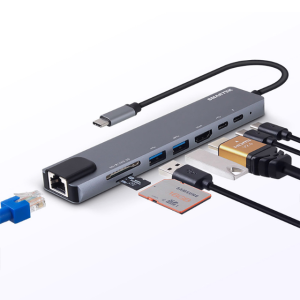 C타입허브 USB3.0 멀티허브 8in1 노트북 맥북 아이패드 HDMI DEX
