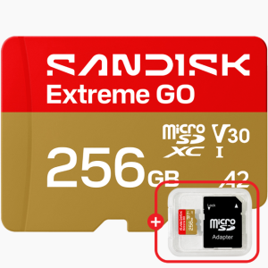 샌디스크 마이크로 SD카드 익스트림 고 SQXGN 256기가 256GB 블랙박스 액션캠 닌텐도 게임용 메모리