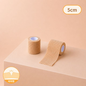 벤다리 코탁 자가 점착 테이프 압박 붕대 밴드 5cm x 4.5m 1매입, 12개