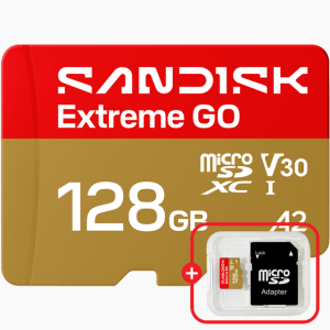 샌디스크 마이크로 SD카드 익스트림 고 SQXGN 128기가 128GB 블랙박스 액션캠 닌텐도 게임용 메모리