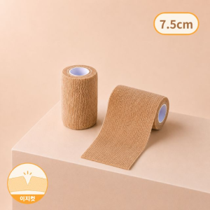 벤다리 코탁 자가 점착 테이프 압박 붕대 밴드 7.5cm x 4.5m 1매입, 12개